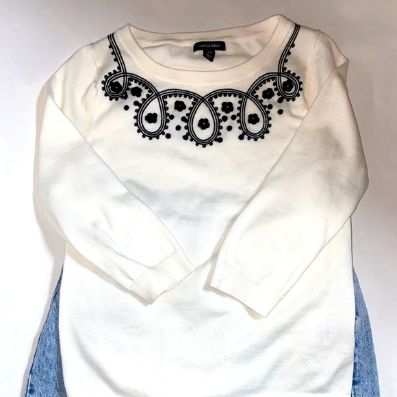 Lands' End Sweaters - Embroidery sweater